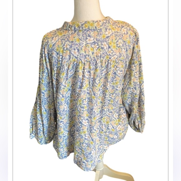 COPY - LC Lauren Conrad Plus Size Button Down Blouse, Sz XXL, Floral, Feminine,… - Picture 2 of 6